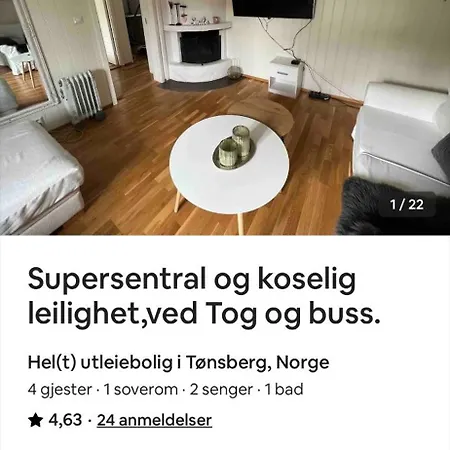 Lägenhet Supersentral Og Koselig Leilighet! *